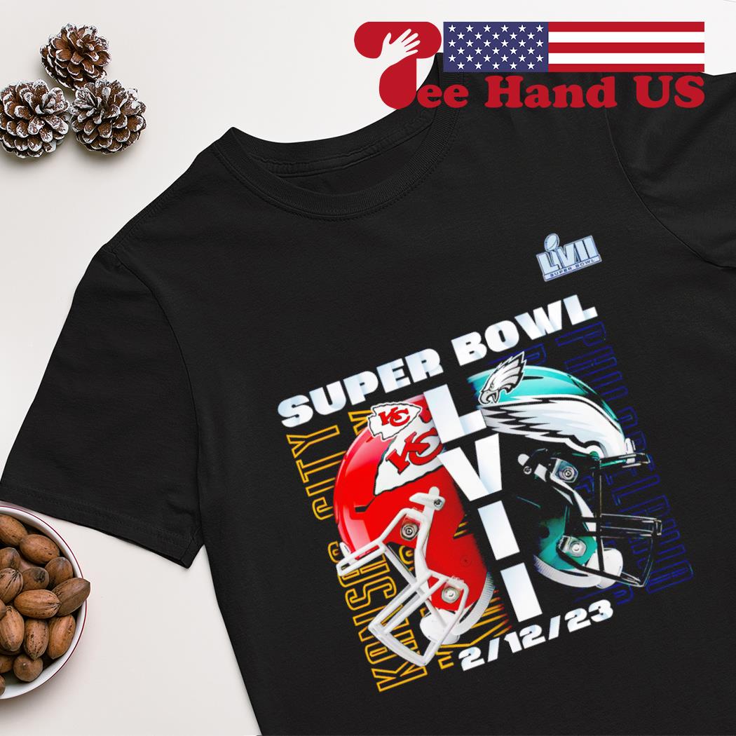 Philadelphia Eagles vs Kansas City Chiefs Super Bowl LVII 2023 matchup shirt,  hoodie, sweater, long sleeve and tank top