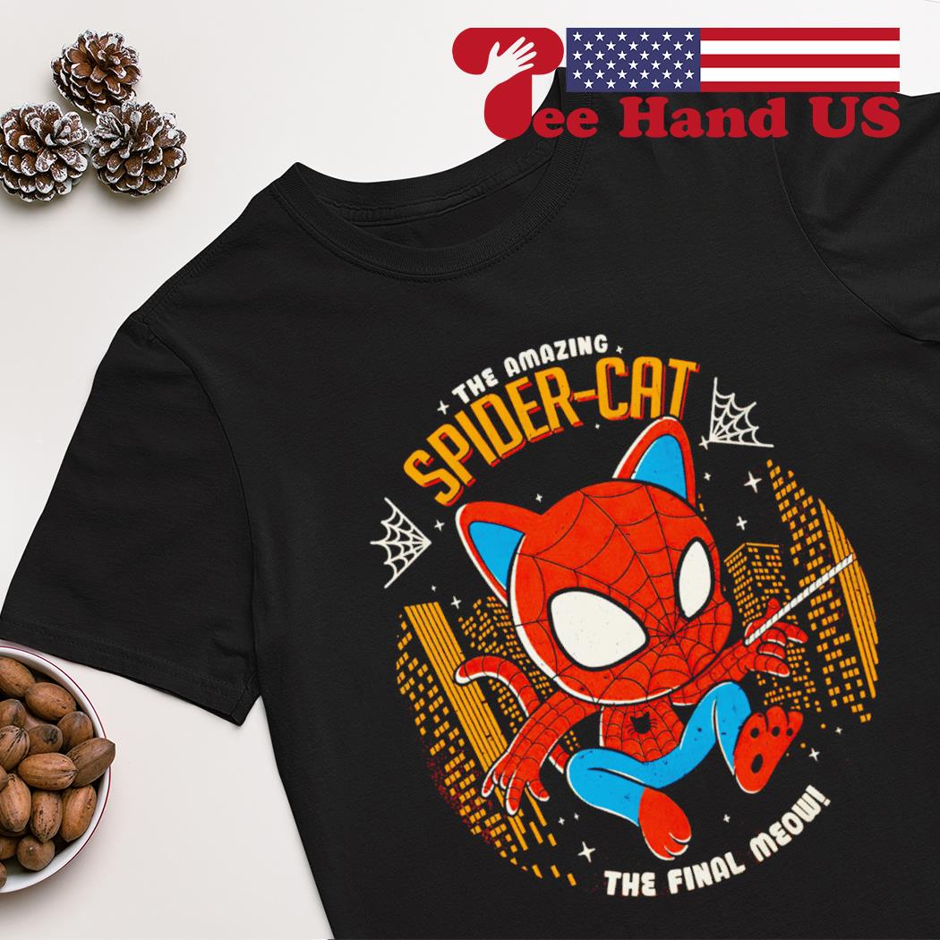 The Amazing Spider-Cat the final meow shirt