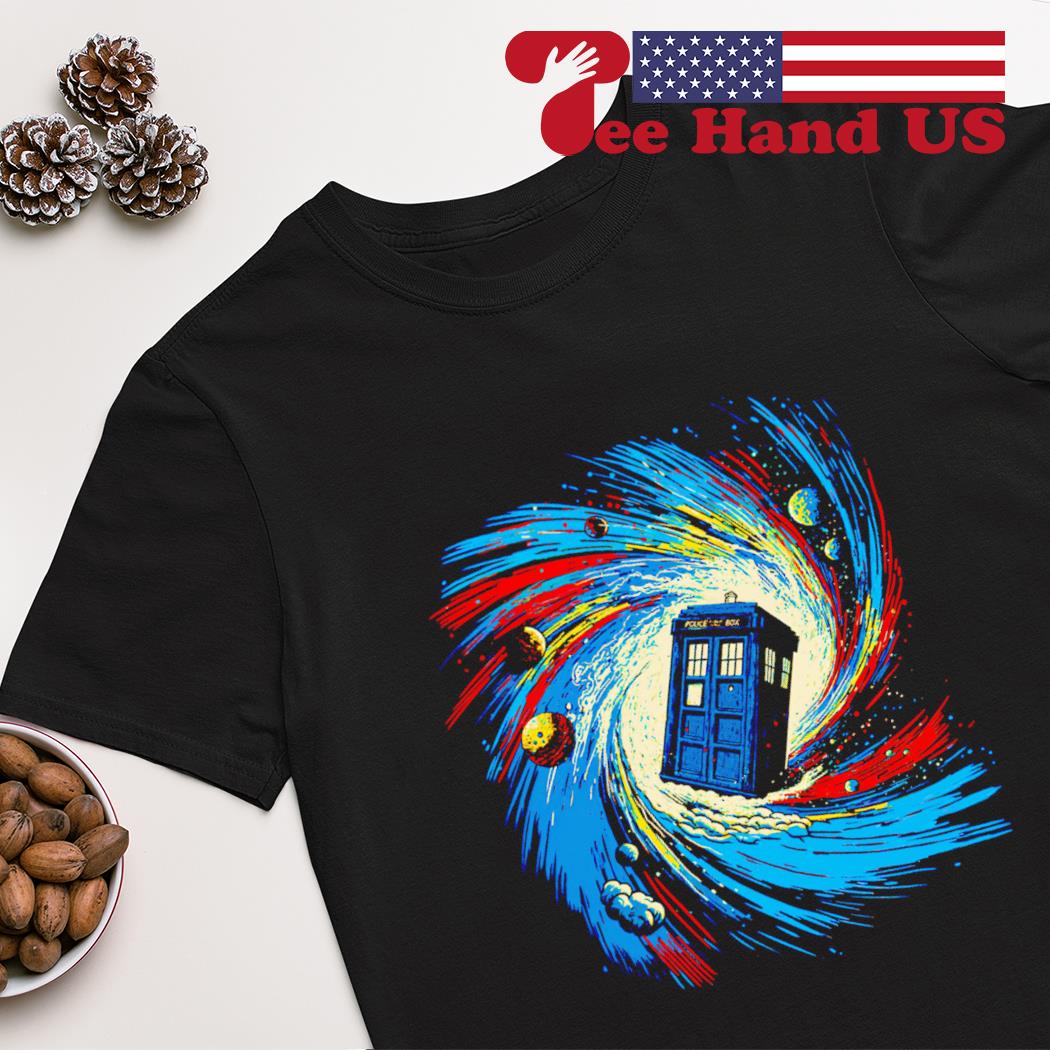 The Doctor in the starry night Doctor Who shirt