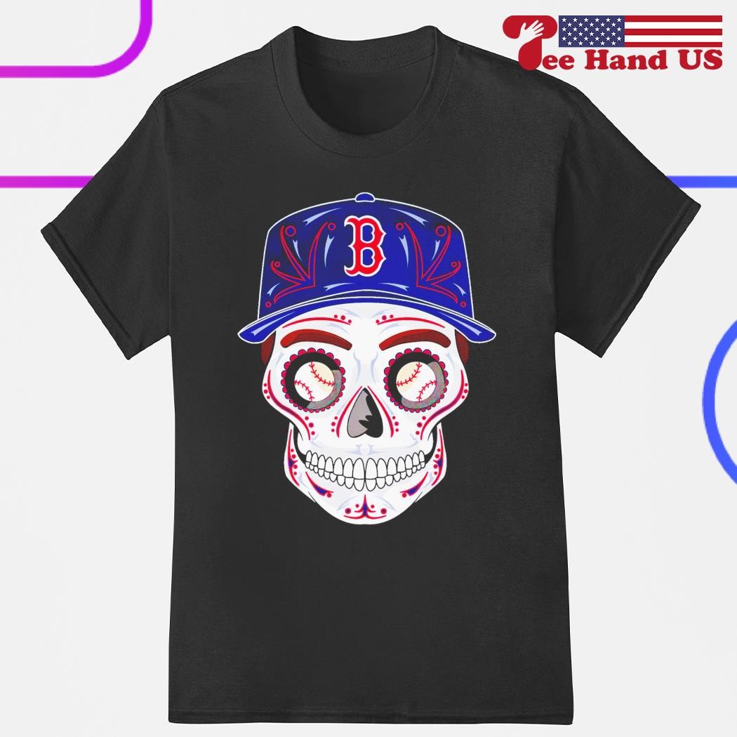 Boston Red Sox sugar skull shirt