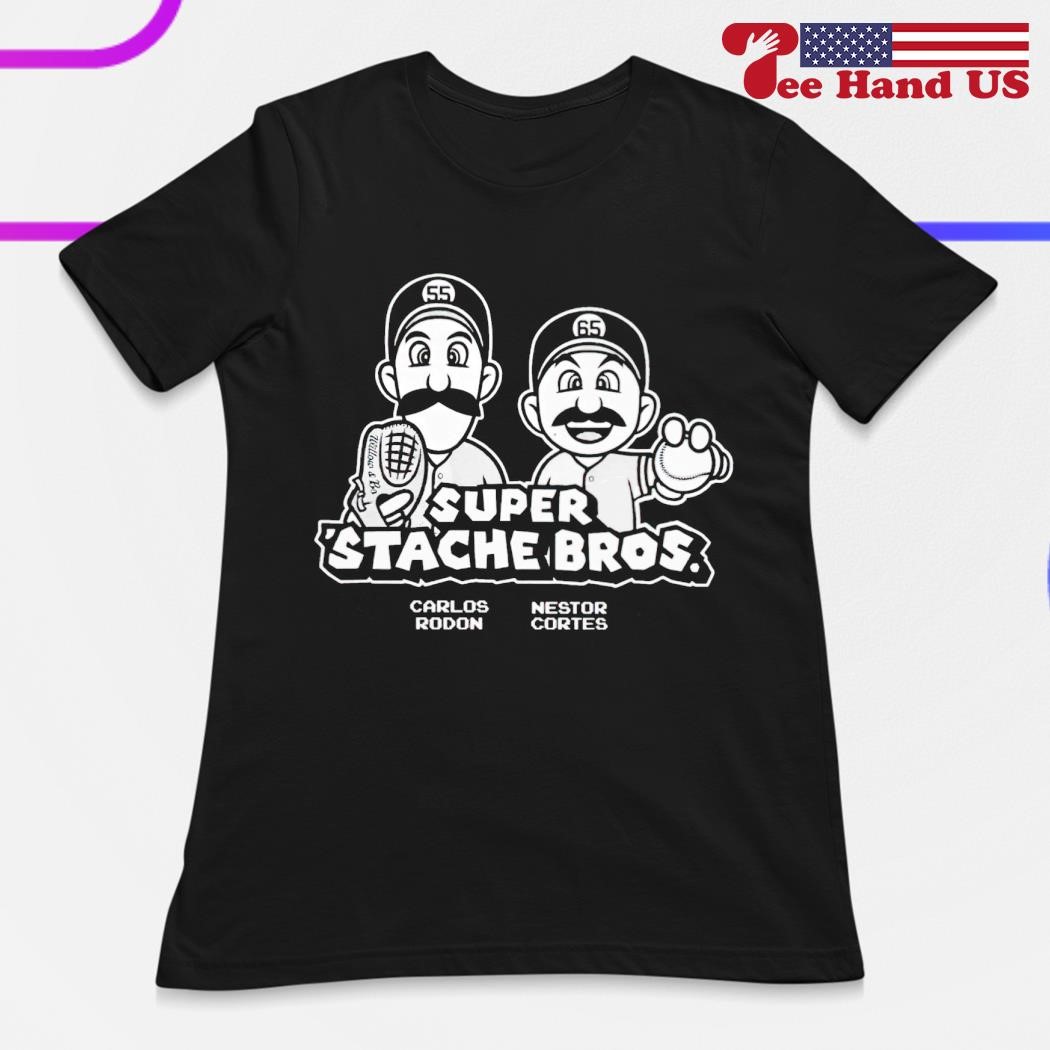 Carlos Rodon and Nestor Cortes Super 'Stache Bros shirt copy, hoodie,  sweater, long sleeve and tank top
