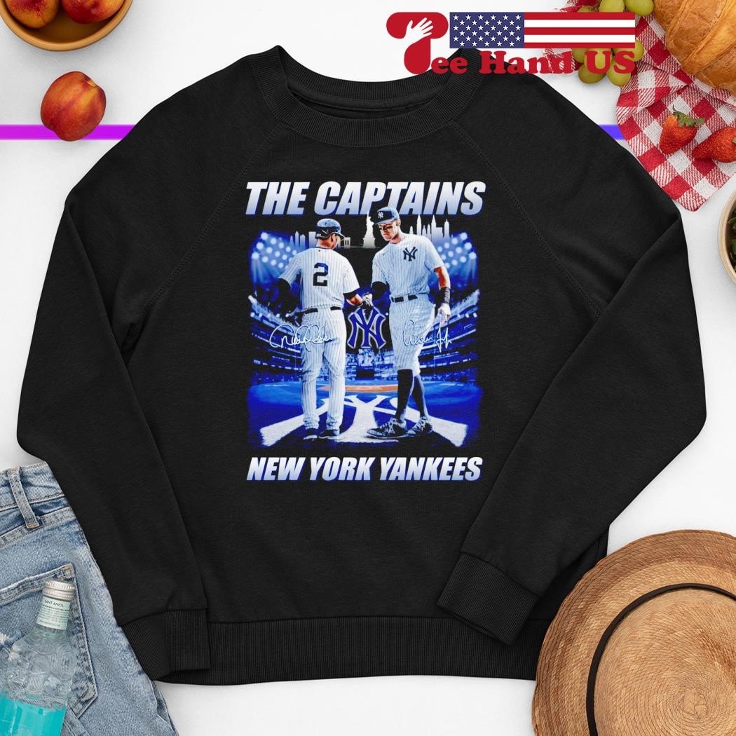 Derek Jeter's and Gleyber Torres The captains New York Yankees signatures  2023 shirt, hoodie, sweater, long sleeve and tank top