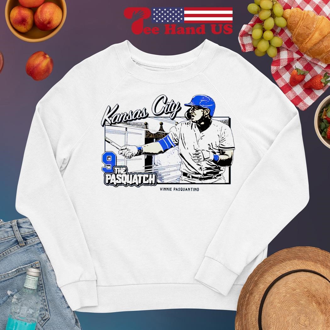 Official kansas city royals the pasquatch Vinnie Pasquantino shirt, hoodie,  sweater, long sleeve and tank top