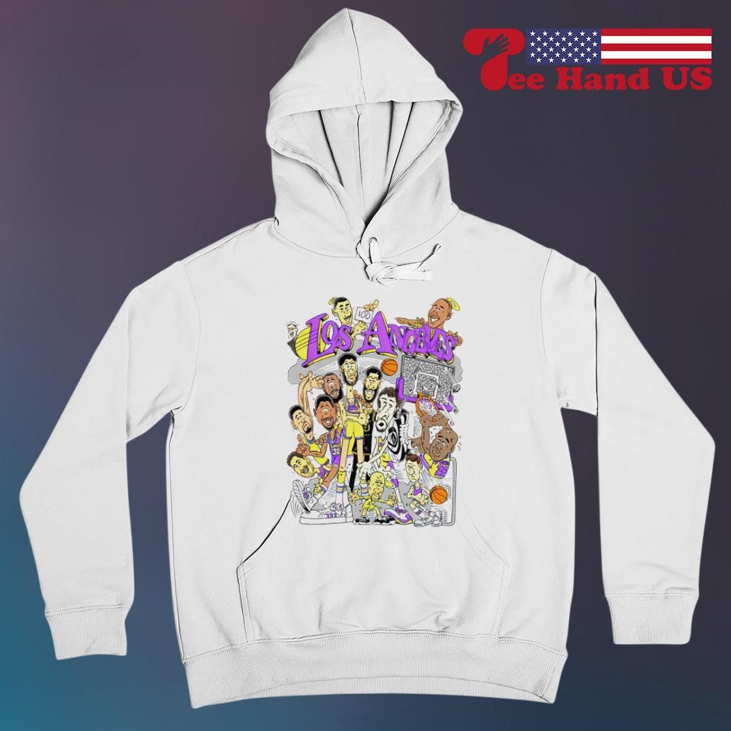 Los Angeles Lakers White awesome graphic Hoodie