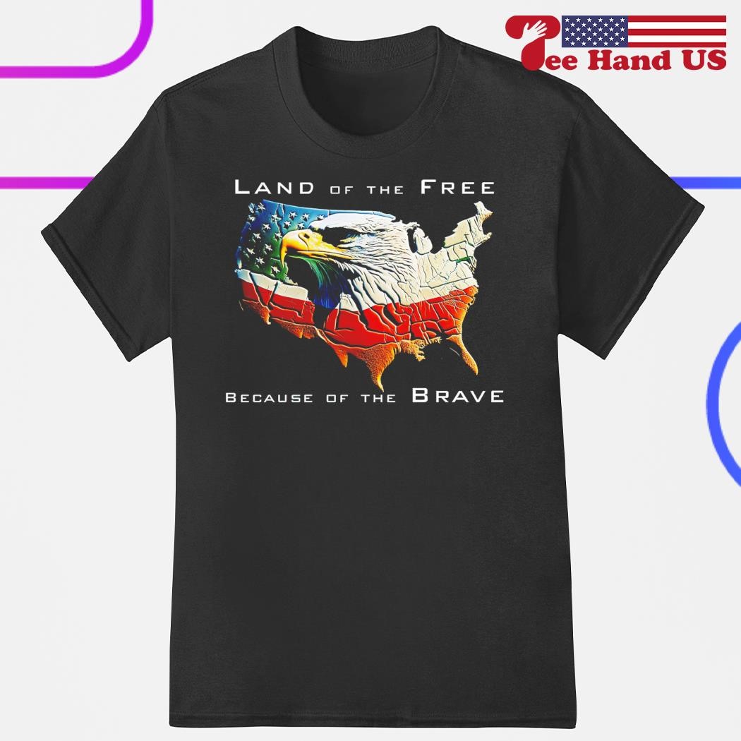 Show your American pride land of the free because of the brave 2023 shirt