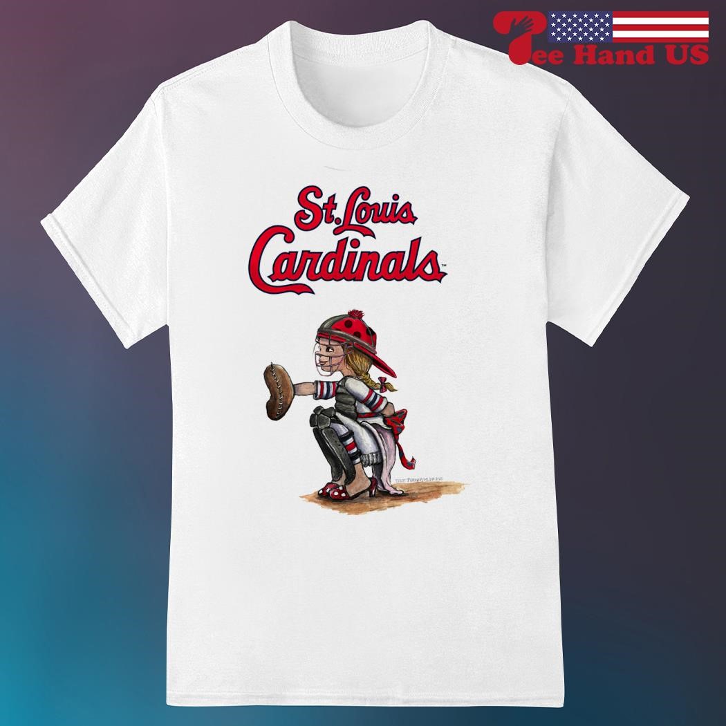 St. Louis Cardinals Kate The Catcher Tee Shirt 18M / White