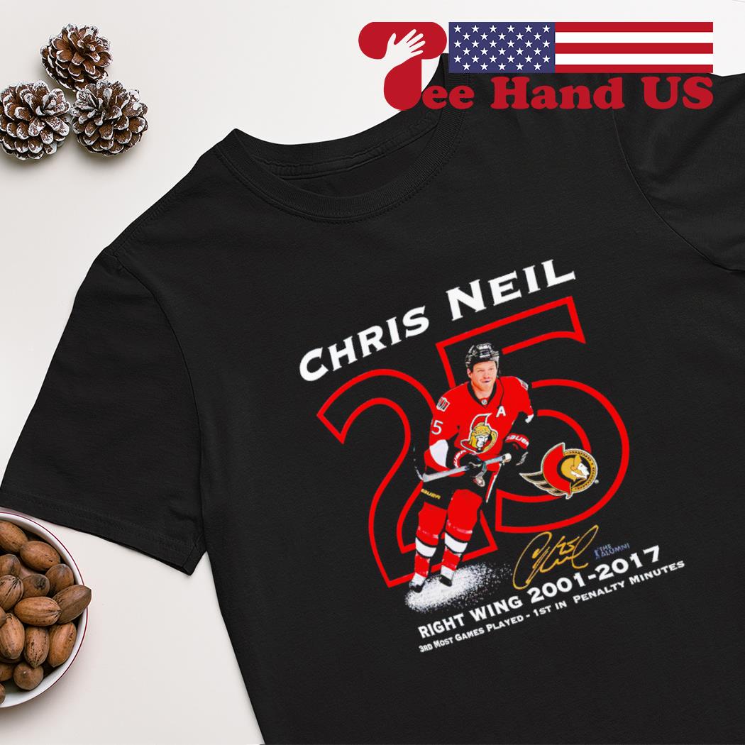 Chris Neil Ottawa Senators Number Retirement T-Shirt, hoodie