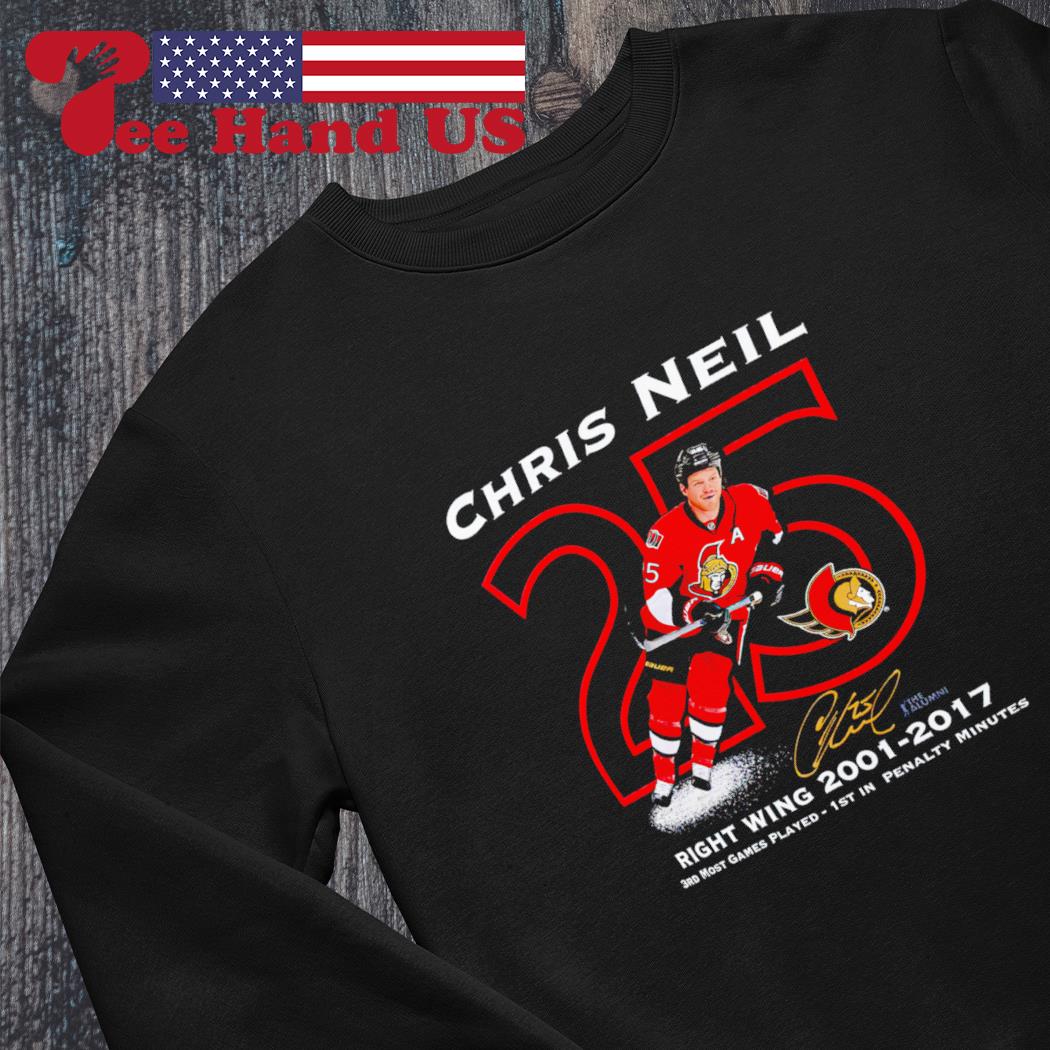 Chris Neil Ottawa Senators Retirement Right Wing 2001 2017 3rd