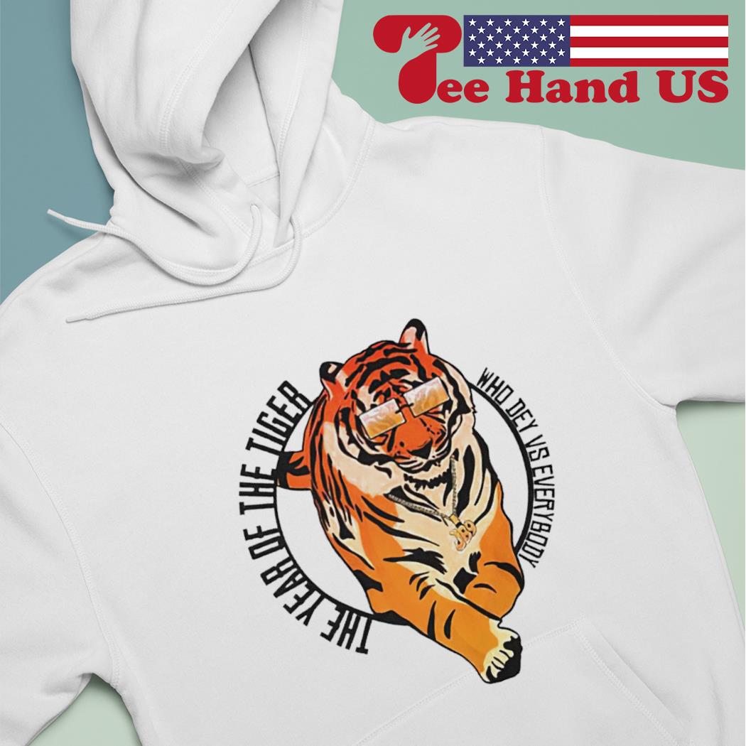 Who Dey Tiger Cincinnati Bengals Sweatshirt - Teebreat