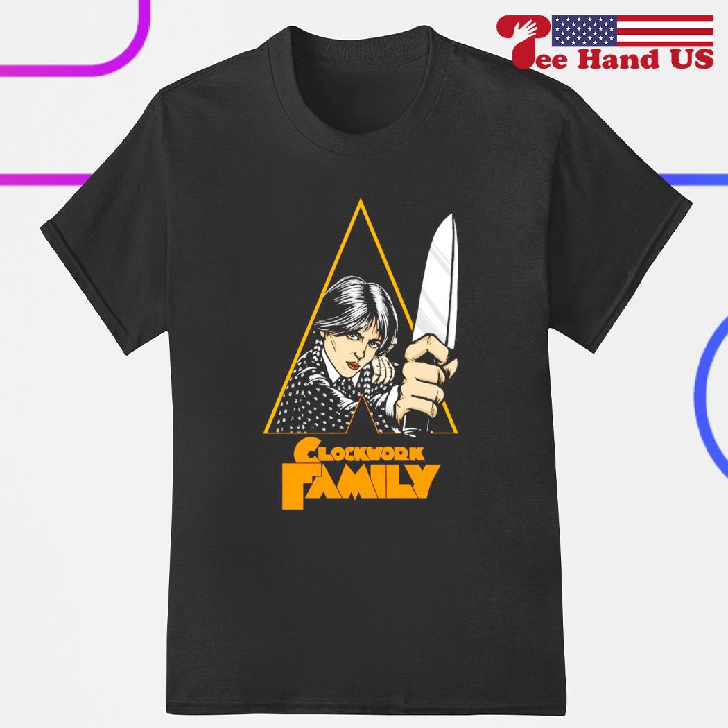 Clockwork family goth girl Wednesday 2023 shirt