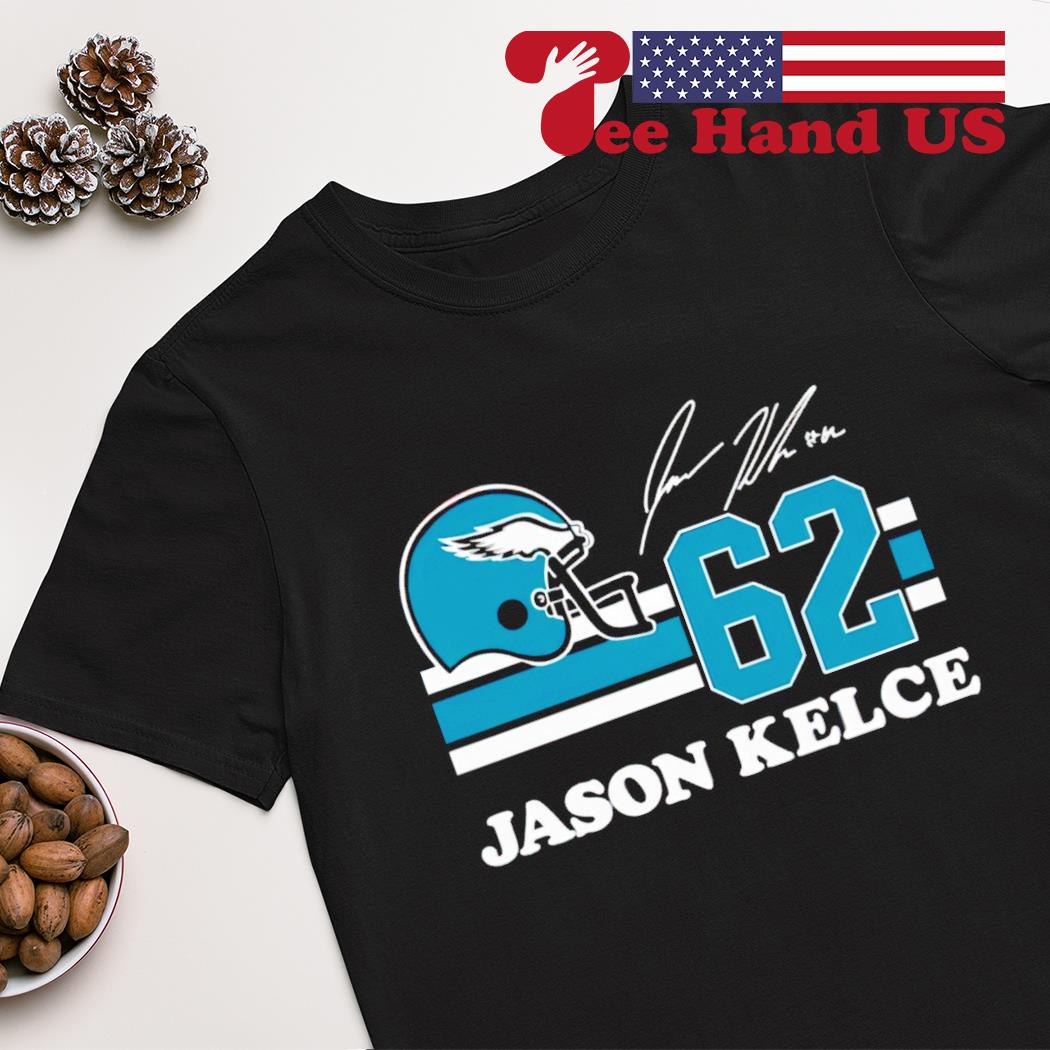 Eagles Jason Kelce 62 signature shirt