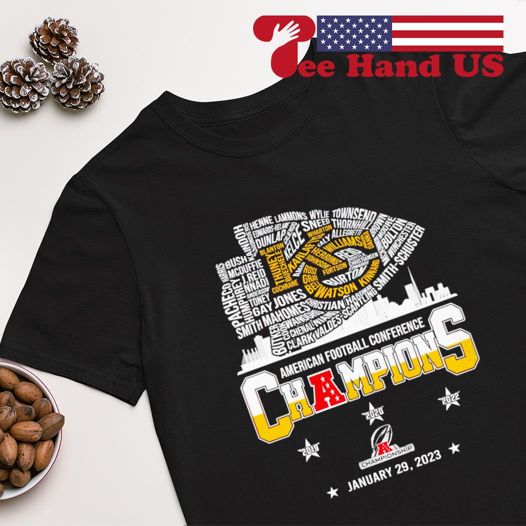Kansas City Chiefs American Football Conference Champions January 29 2023 shirt