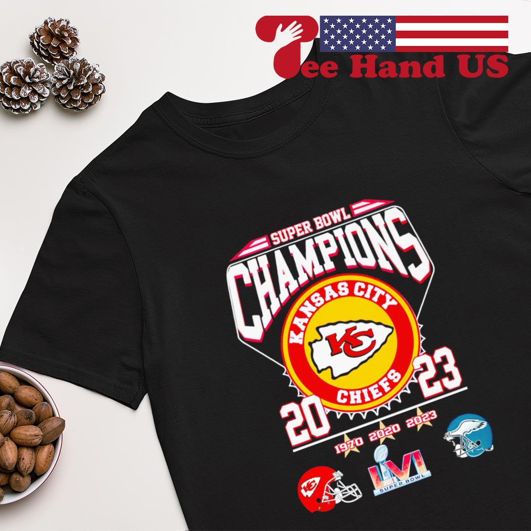 Kansas City Chiefs Football Super Bowl Champions 1970 2020 2023 shirt,  hoodie, sweater, long sleeve and tank top