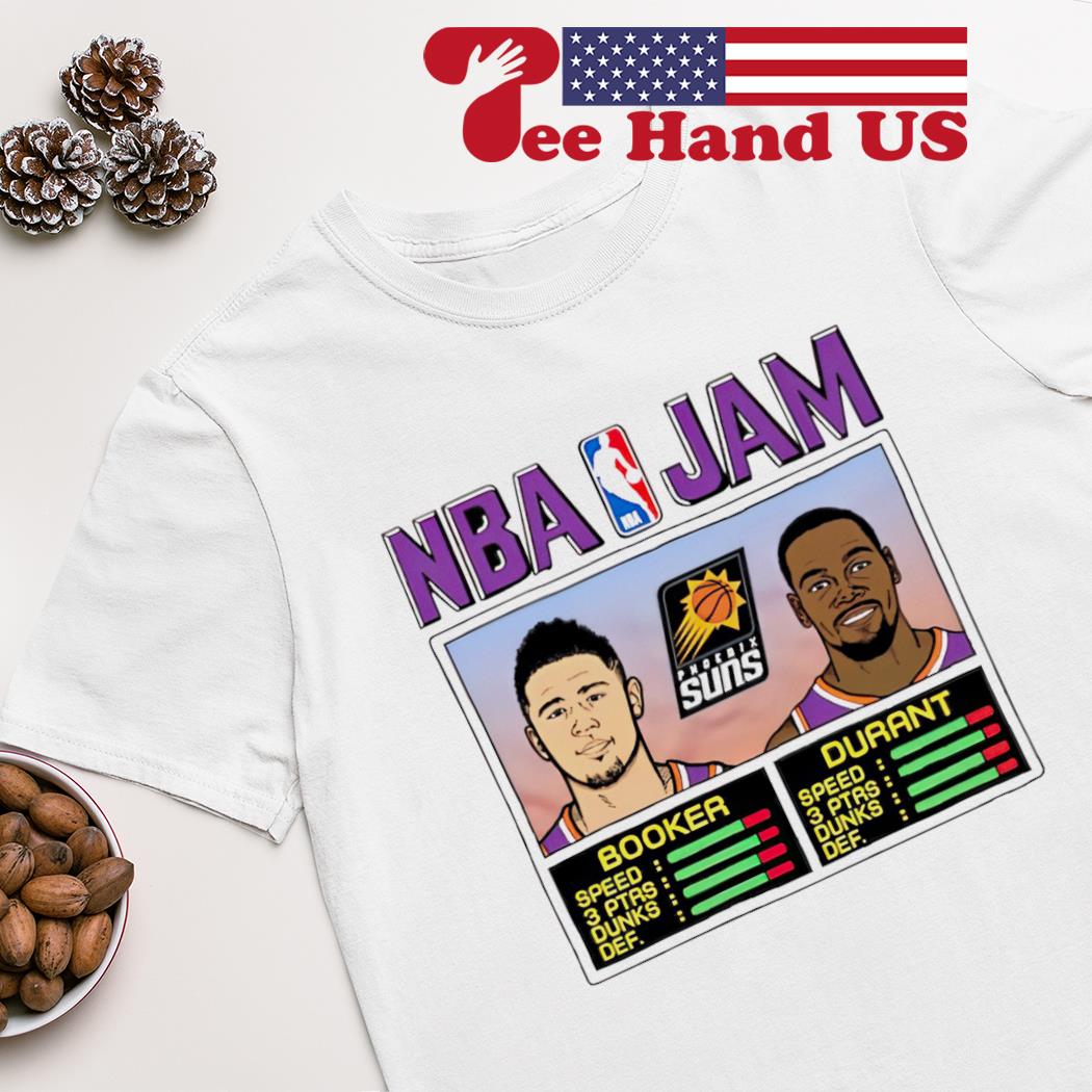 Kevin Durant & Devin Booker Phoenix Suns NBA Jam shirt