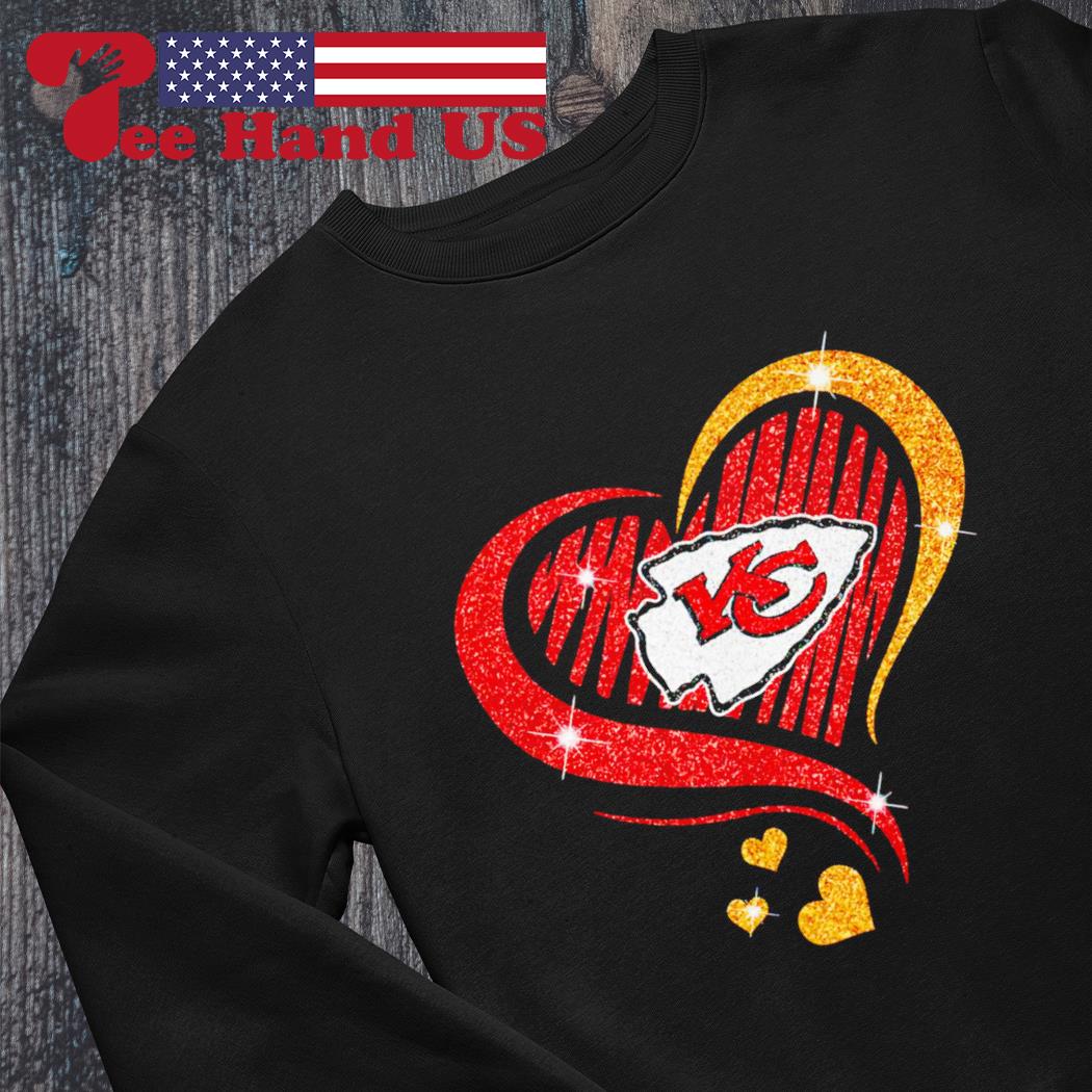 KC Chiefs Heart Love Shirt Chiefs Shirt Love Heart Chiefs 