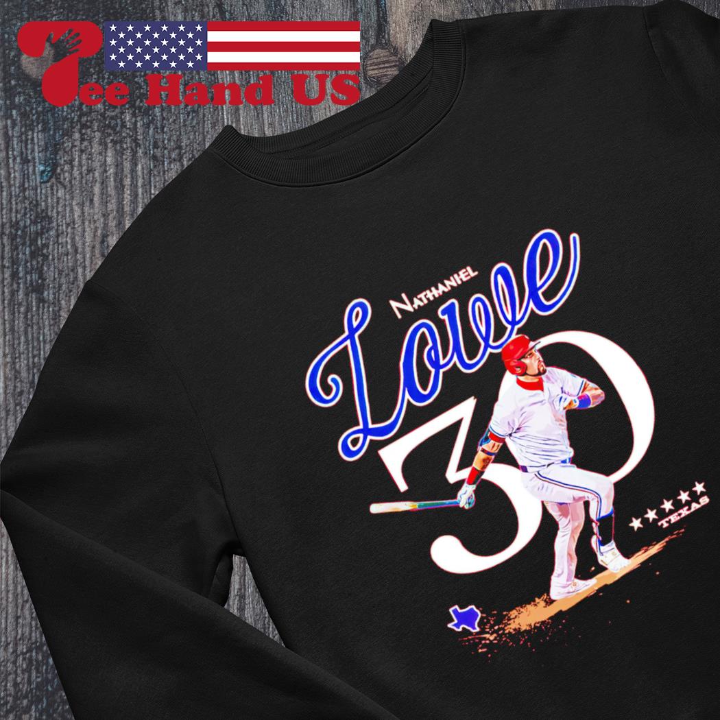 Nathaniel Lowe Lowe And Behold Shirt MLBPA Baseball - teezill