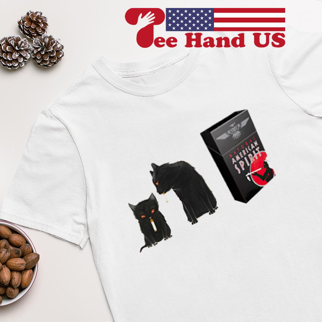 Natural american spirit smoking cat shirt