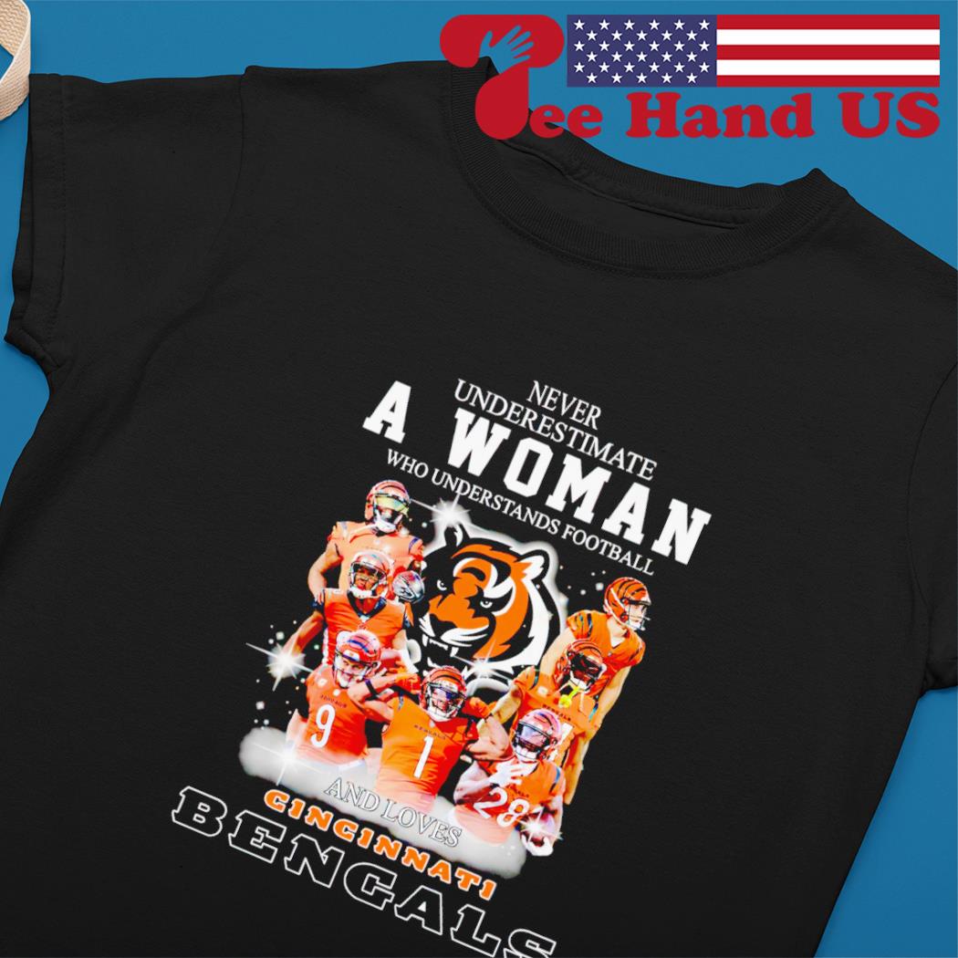 Never Underestimate A Woman Who Understands Football And Loves Bengals  Snoopy Shirt - Peanutstee