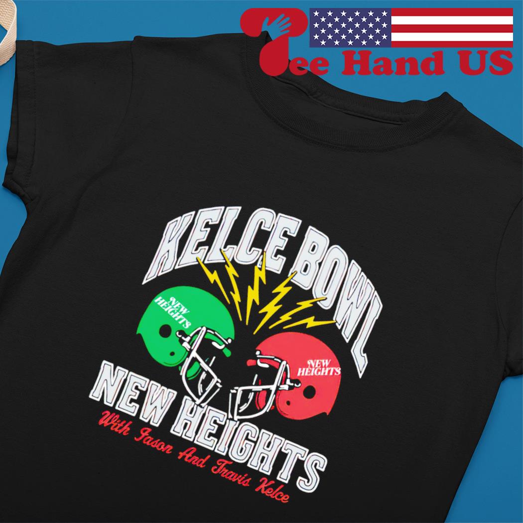 Official Kelce Bowl New Heights With Jason And Travis Kelce Tee