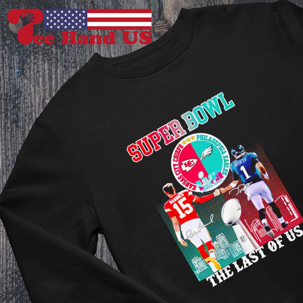 Chiefs vs Eagles Super Bowl Shirt Patrick Mahomes vs Jalen Hurts shirt,  hoodie, sweater, long sleeve and tank top