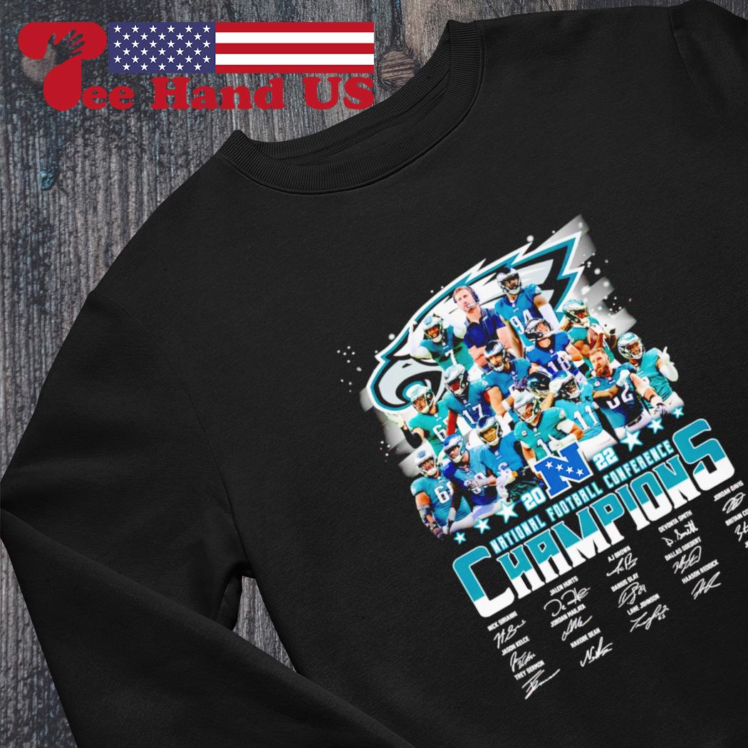 Official 2023 nation Football conference champions philadelphia eagles  shirt, hoodie, sweater, long sleeve and tank top