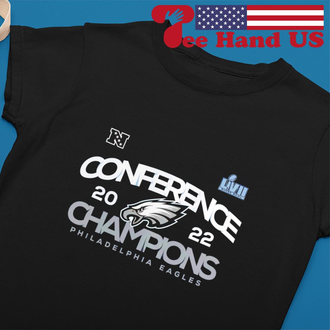 PHILADELPHIA EAGLES MEN'S NFC CONFERENCE CHAMPIONS SHADOW CAST T-SHIRT