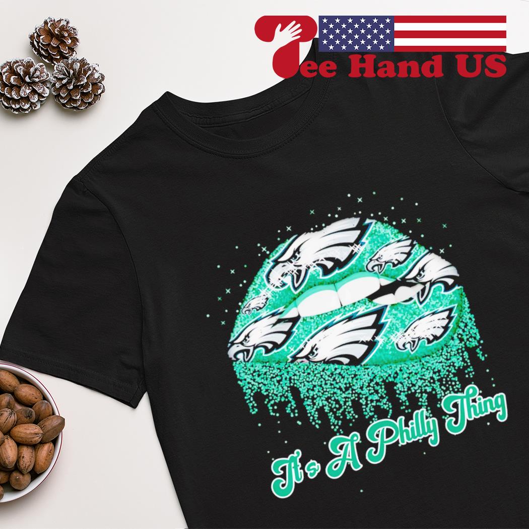 Philadelphia Eagles it's a Philly thing lips shirt