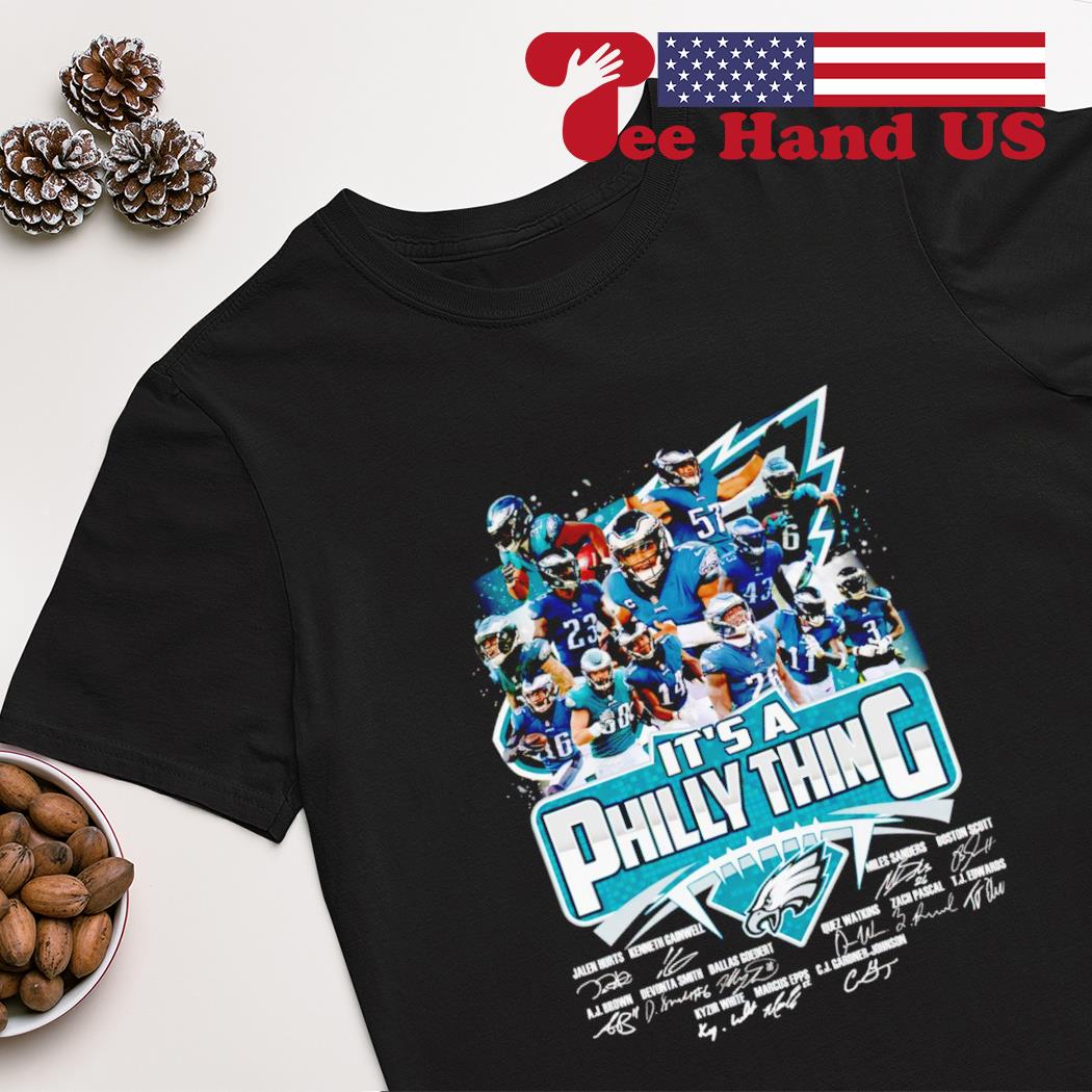 Hot philadelphia eagles team it's a philly thing signatures T