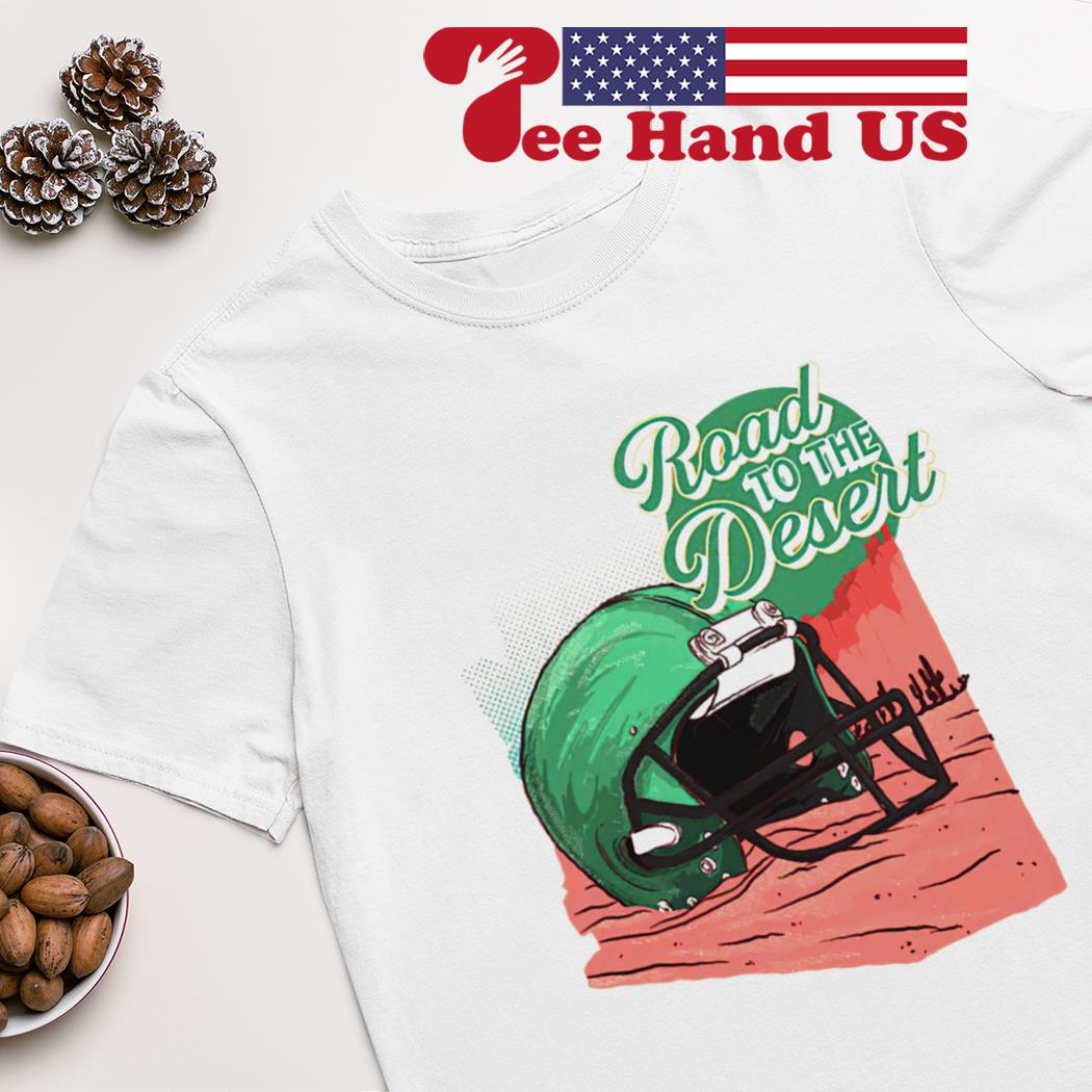 Philadelphia Eagles Super Bowl Helmets road to the desert shirt