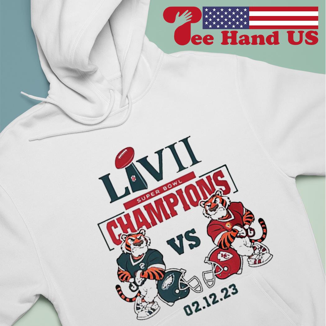 Hot Super Bowl LVII 2023 Tigers Philadelphia Eagles Vs Kansas City Chiefs  Shirt, hoodie, sweater, long sleeve and tank top