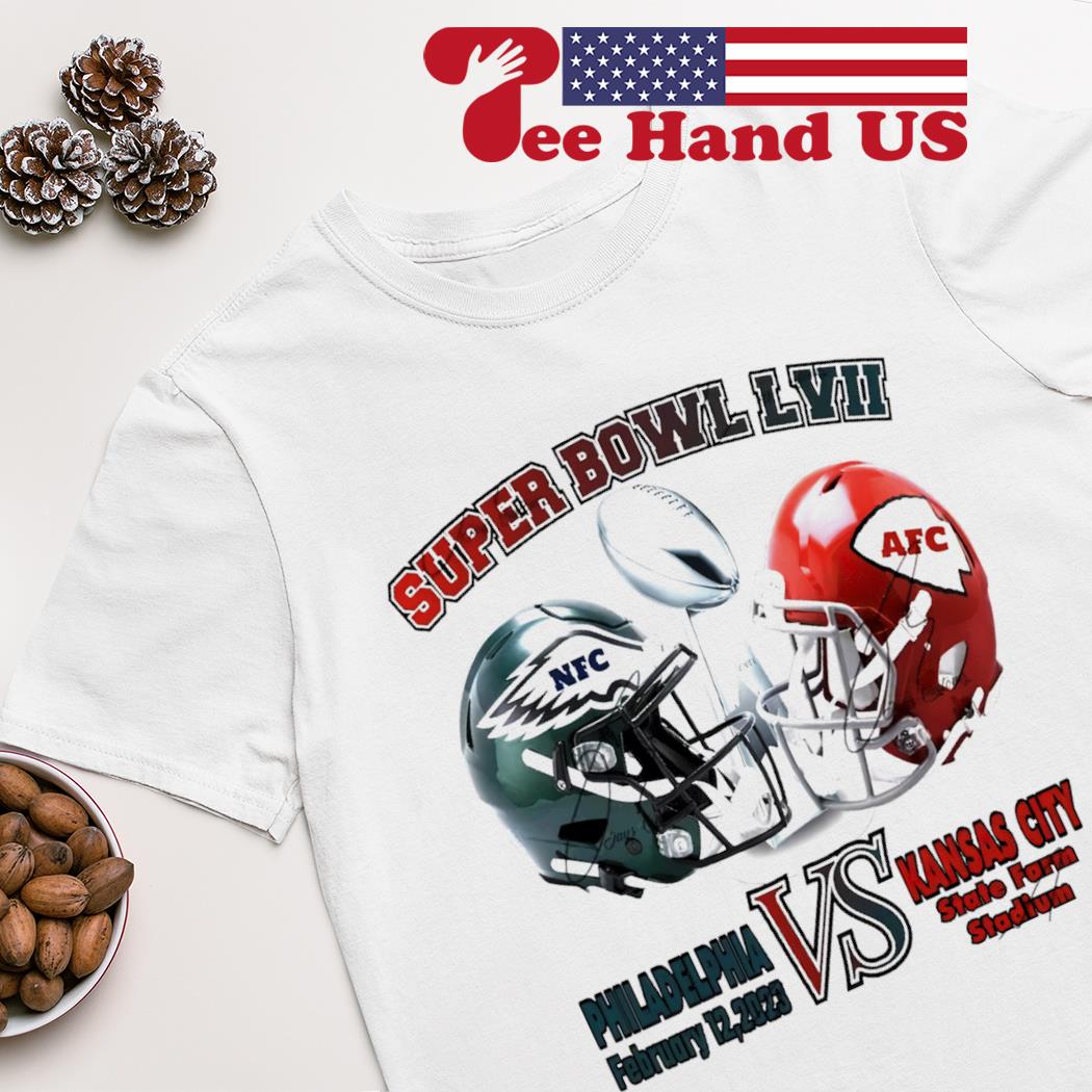 Philadelphia Eagles vs Kansas City Chiefs Super Bowl LVII 2023 shirt