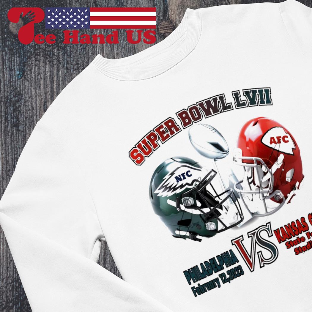 Philadelphia Eagles vs Kansas City Chiefs Super Bowl LVII 2023 shirt,  hoodie, sweater, long sleeve and tank top