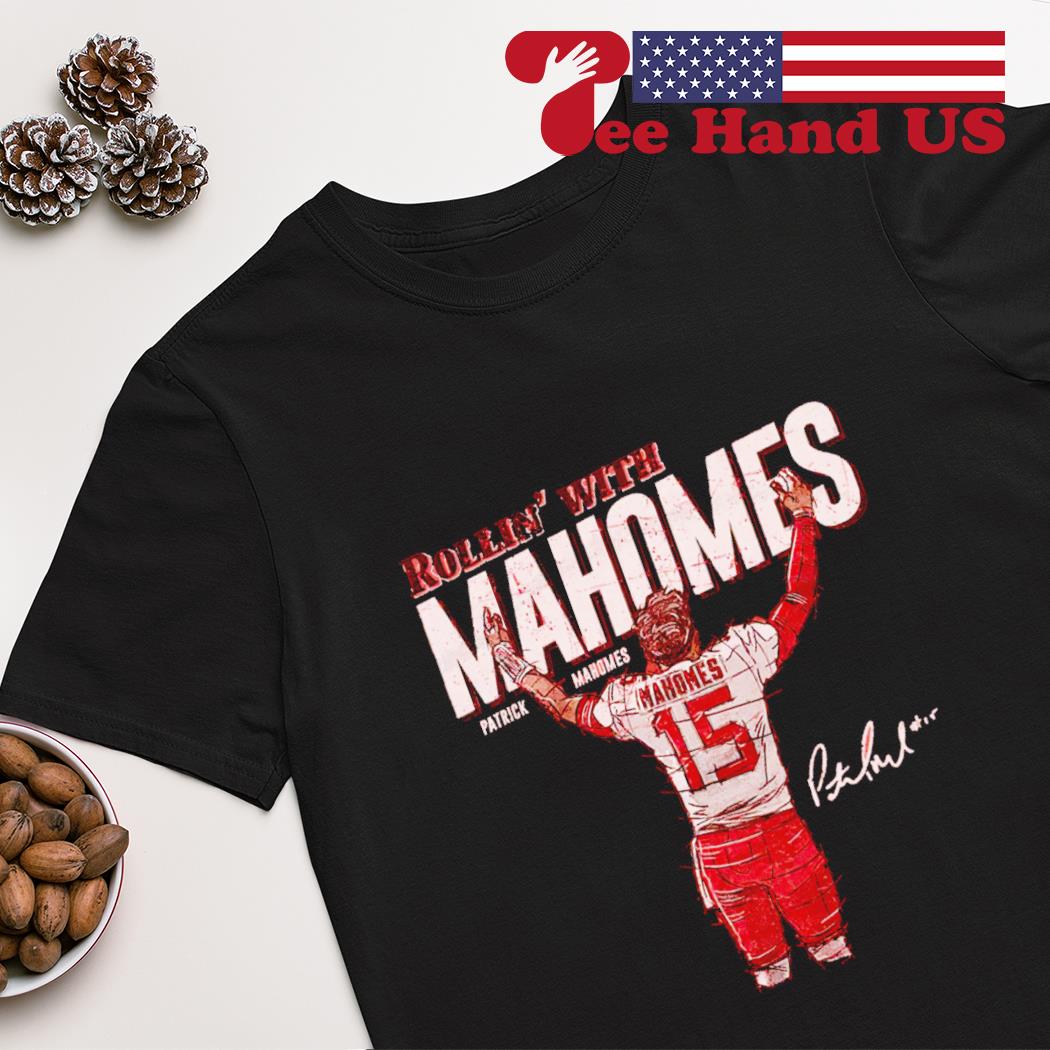 Rolling With Mahomes Tshirt Women Mahomes Womens Shirt