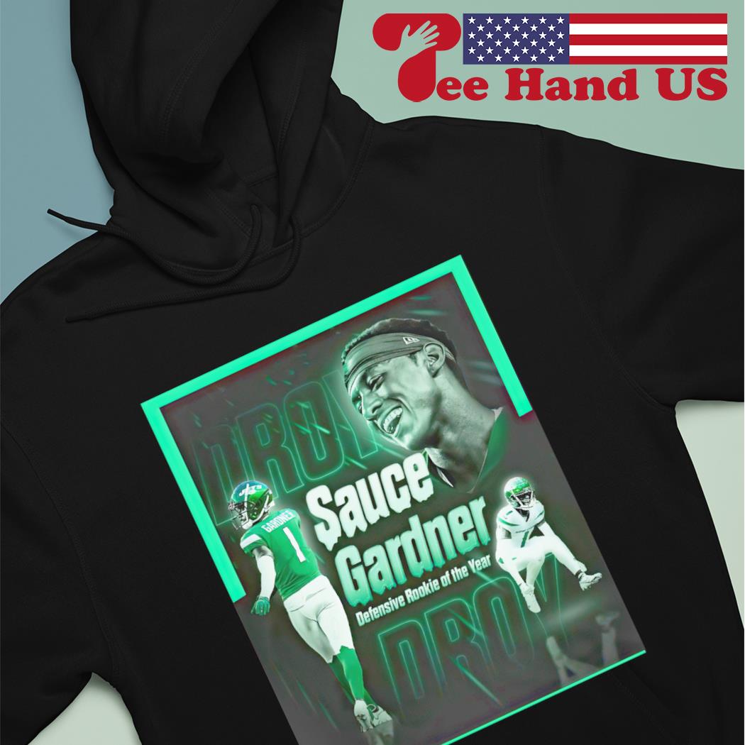 Sauce Gardner 1 New York Jets player football poster shirt, hoodie,  sweater, long sleeve and tank top