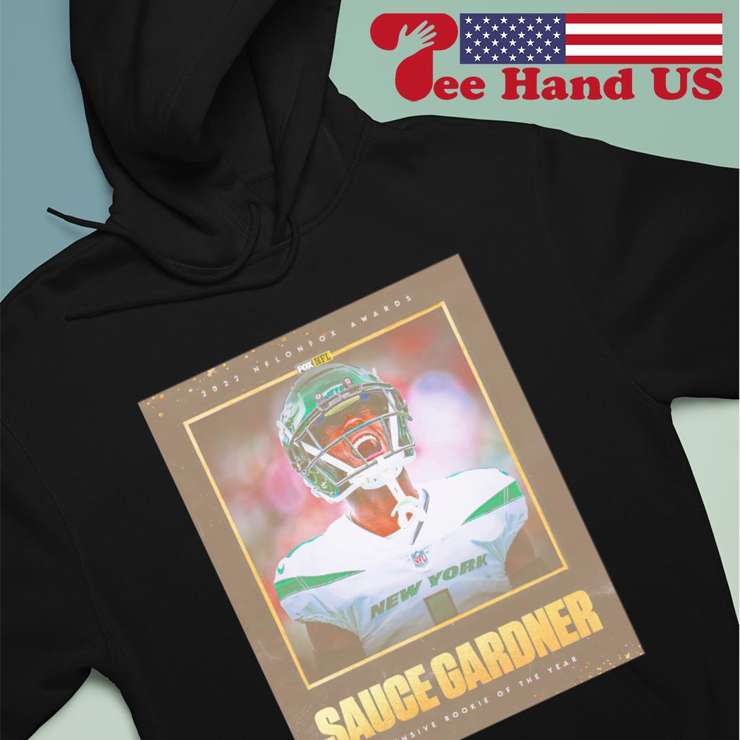 Sauce Gardner New York Jets Defensive Offensive Rookie Of The Year shirt,  hoodie, sweater, long sleeve and tank top