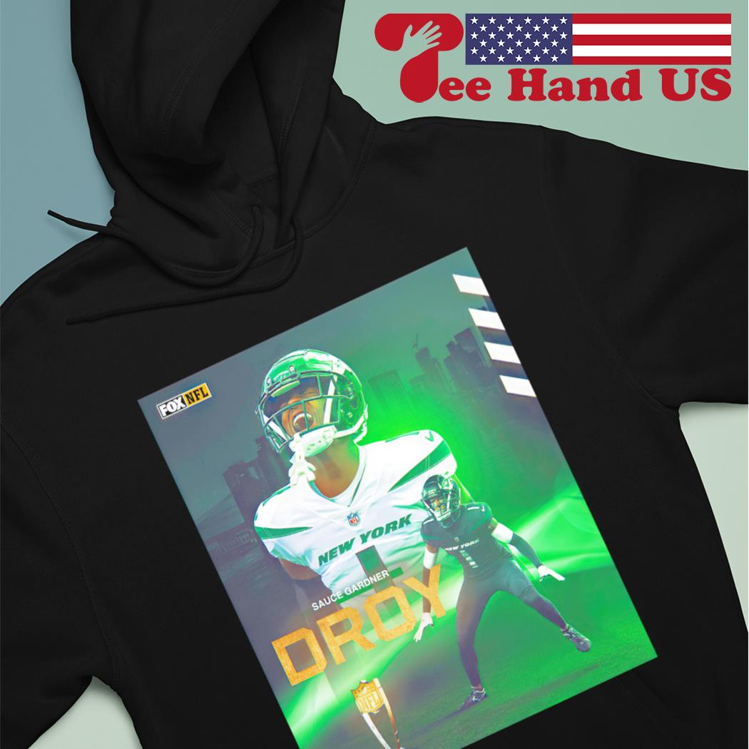 Sauce Gardner #1 New York Jets Droy Defensive Offensive Rookie Of The Year  shirt, hoodie, sweater, long sleeve and tank top