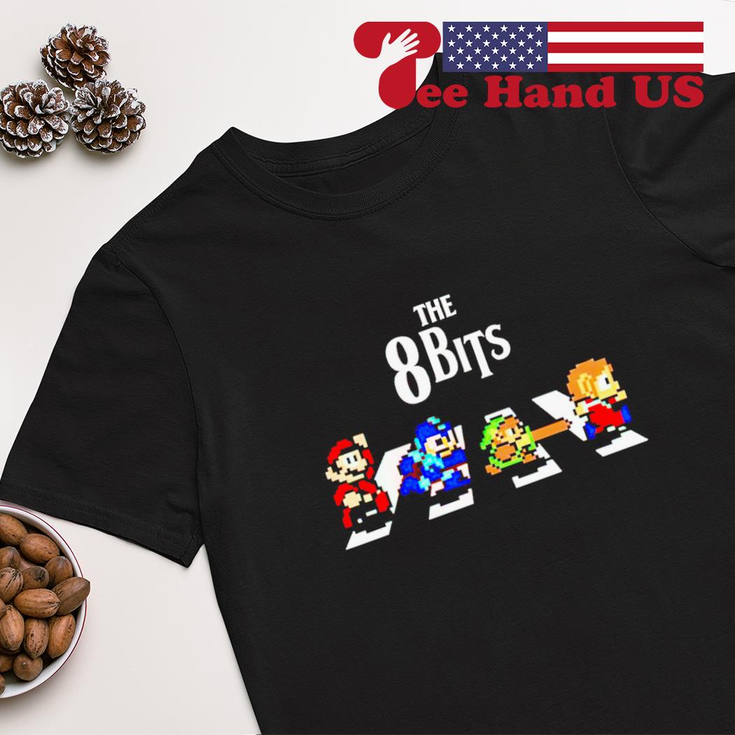 The 8 bits Mario Abbey Road shirt