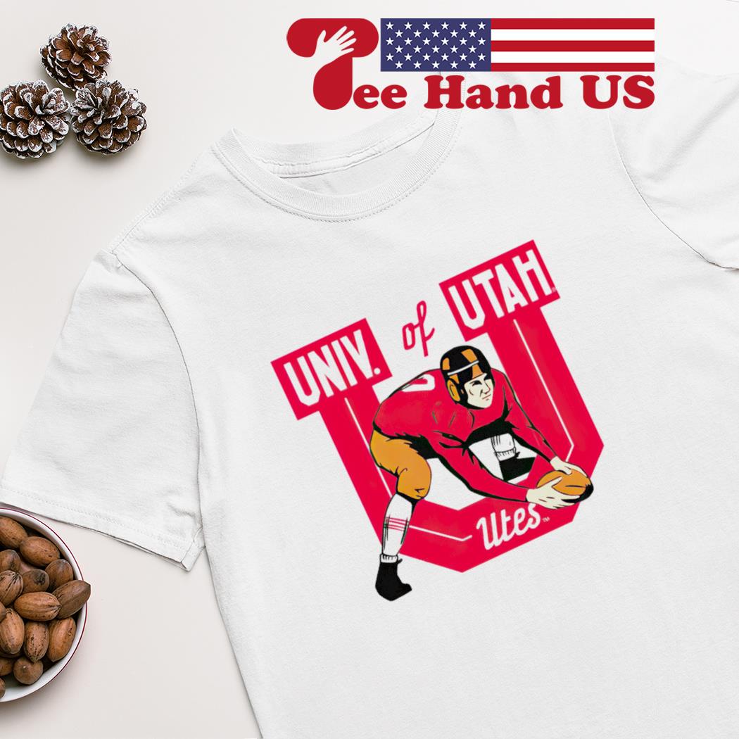 Utah Vintage Football Logo Ringer shirt