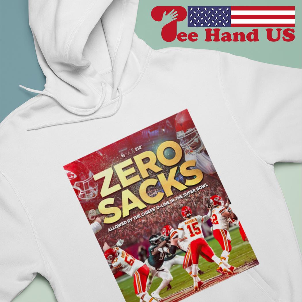 Zero sacks allowed by the KC Chiefs' O-Line in the Super Bowl