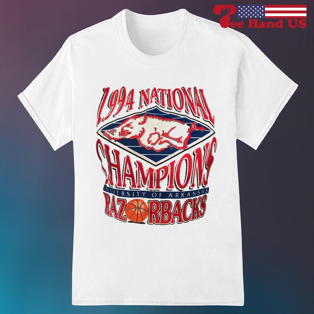 1994 nation champions university of Arkansas Razorbacks shirt