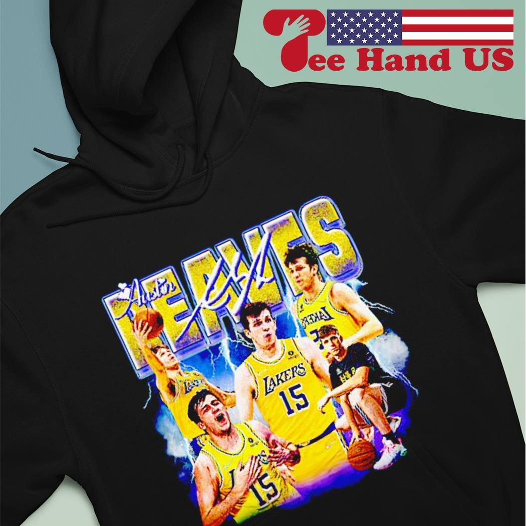 NBA, Shirts & Tops, Hooded Short Sleeve La Lakers Splattered Hoodie