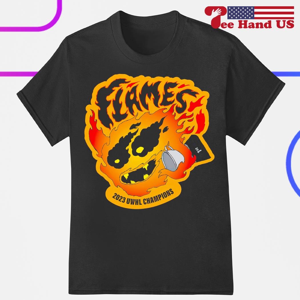 Flames 2023 Uwhl Champions shirt