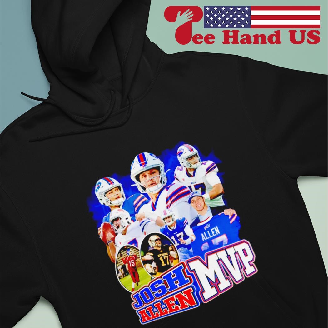 Official mvp josh allen 17 Buffalo Bills fire hand T-shirt, hoodie,  sweater, long sleeve and tank top