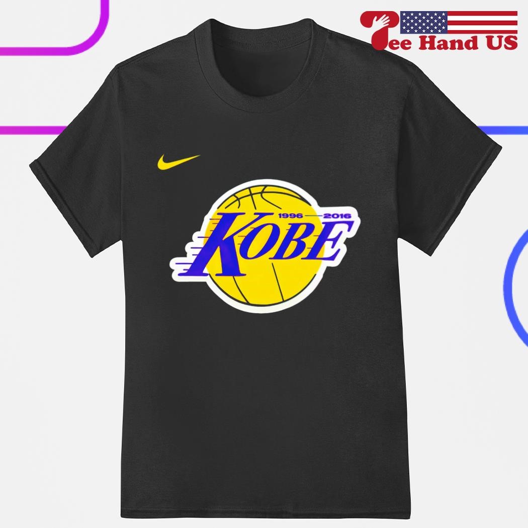 Lakeshow Kobe 1996 2016 logo shirt