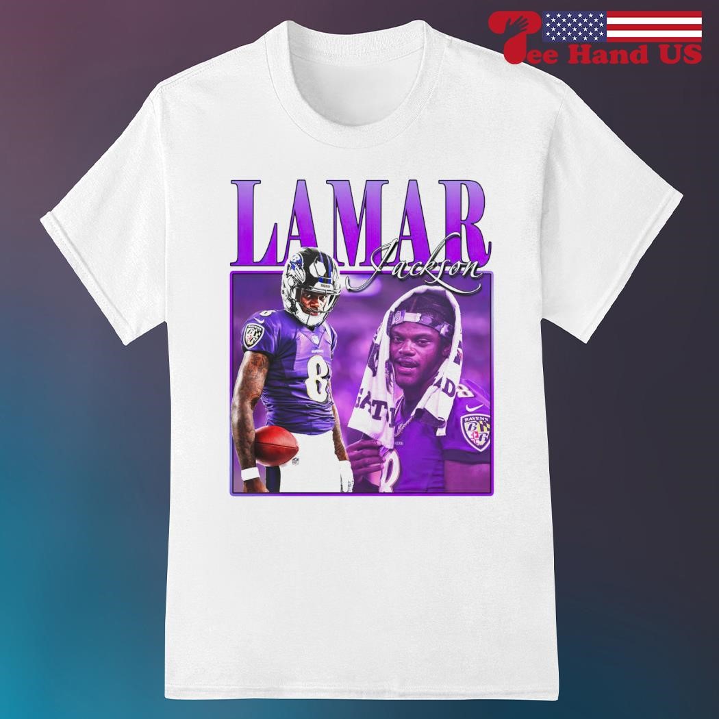 Lamar Jackson 8 Baltimore Ravens shirt
