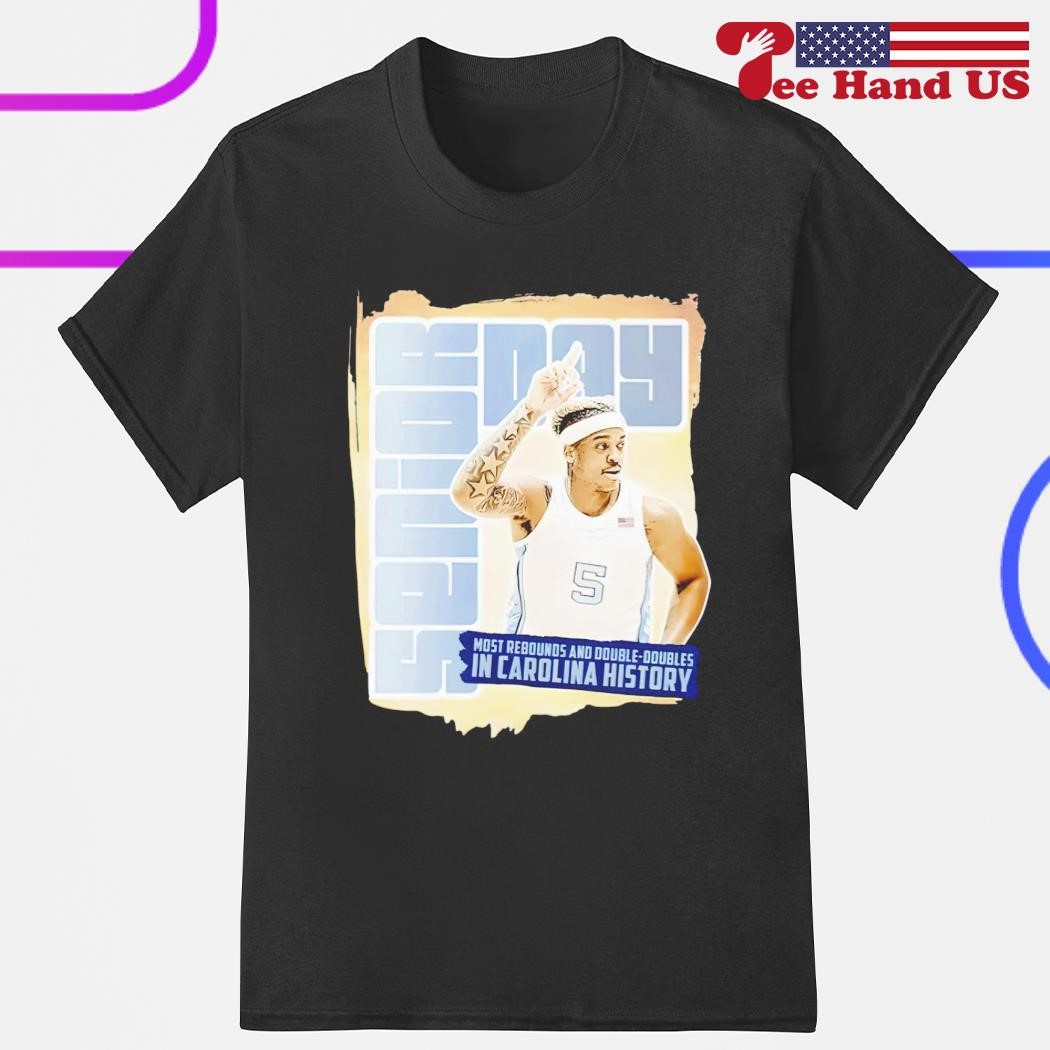 Men's senior Day Most Rebounds and Double-Doubles In Carolina History shirt