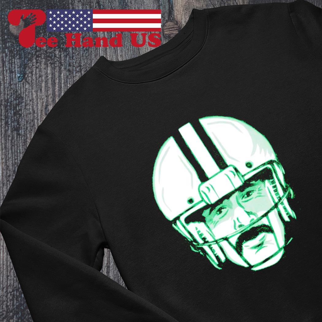 Aaron Rodgers New York Jets Youth Helmet T-Shirt - Green