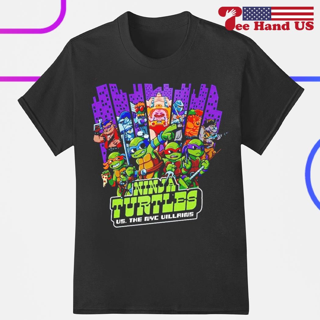 Ninja Turtles vs. The NYC Villains shirt