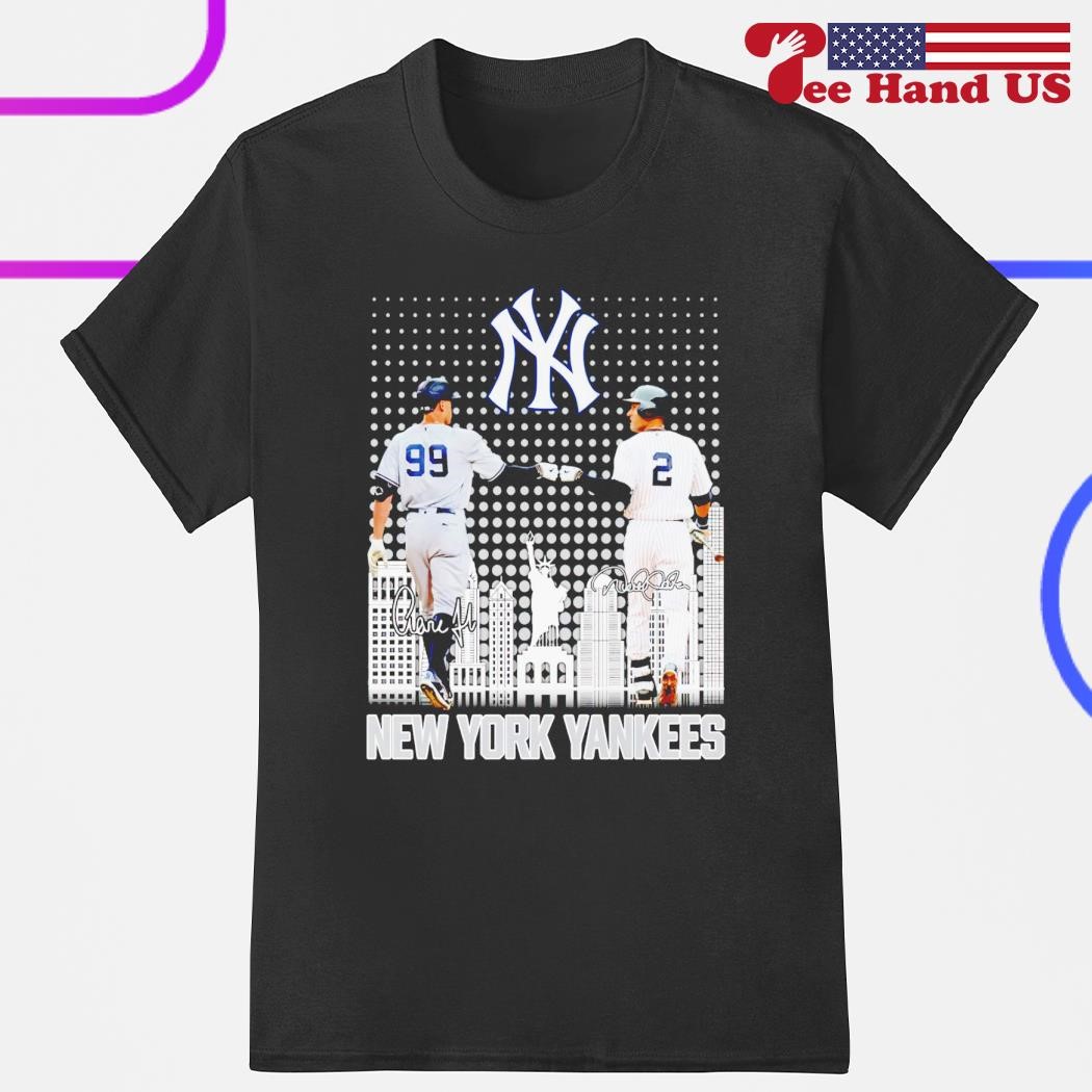 Official aaron Judge and Derek Jeter New York Yankees signatures shirt,  hoodie, sweater, long sleeve and tank top