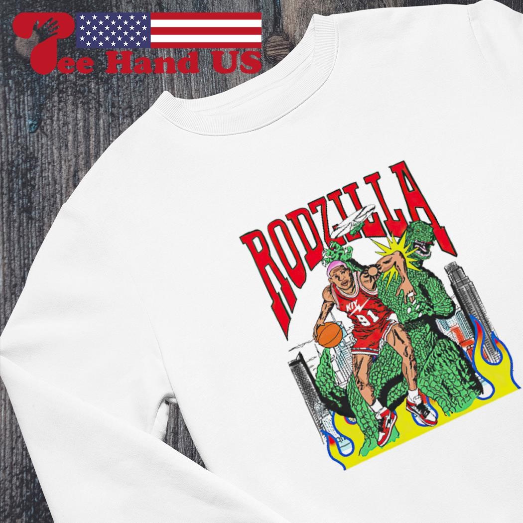 Dennis Rodman Rodzilla Chicago Rap T Tee